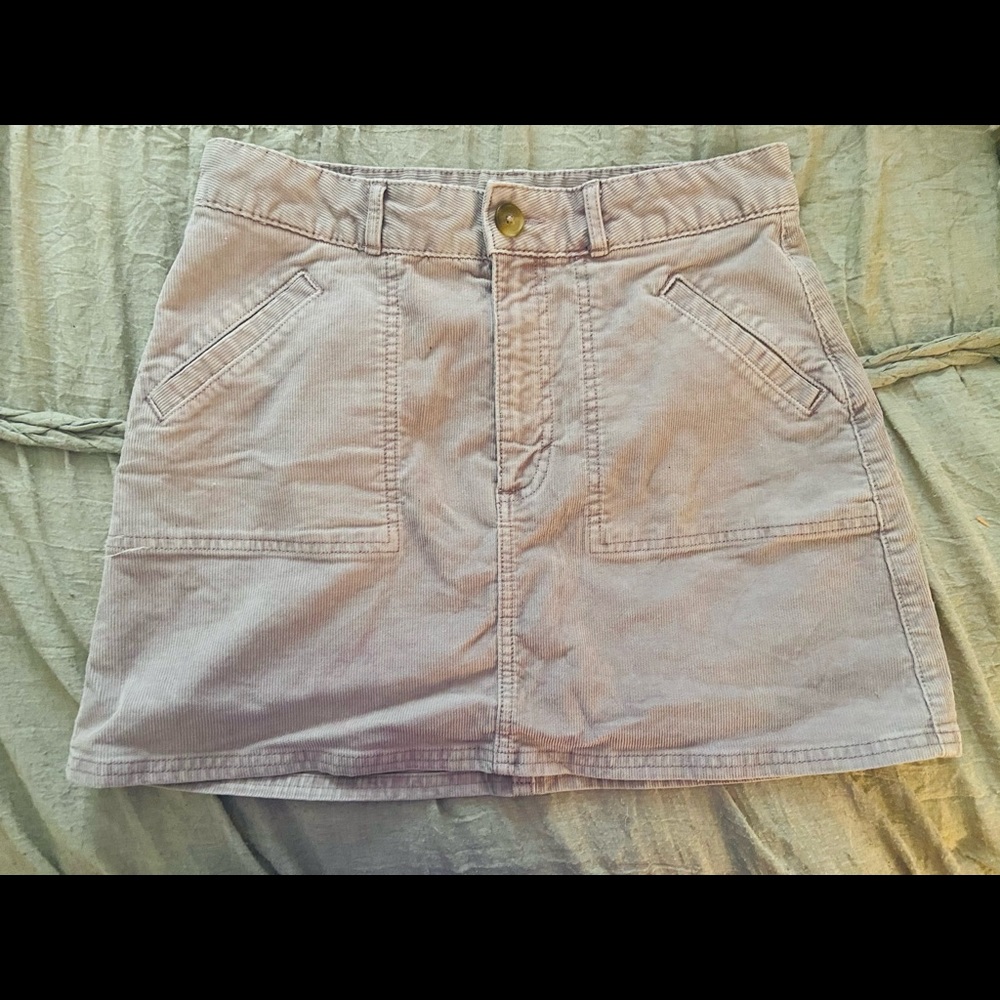 American Eagle corduroy lavender skirt